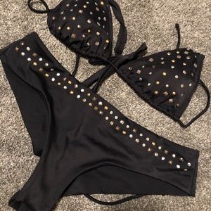 PINK Bikini with Sexy Cheeky Bottoms